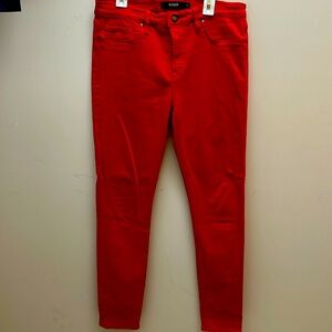 Hudson Nico super skinny red jeans